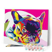 Cargar imagen en el visor de la galería, Pintar Por Números - Arte Pop de Carlin - Figuredart - Animales, Fácil, Novedades, Perros