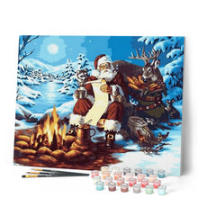Cargar imagen en el visor de la galería, Santa Claus y fuego de madera