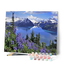 Cargar imagen en el visor de la galería, Flores y montañas