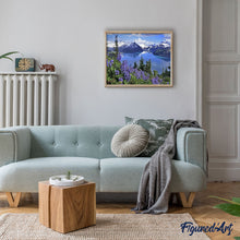 Cargar imagen en el visor de la galería, Flores y montañas