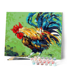 Cargar imagen en el visor de la galería, Pintar Por Números - Gallo - Figuredart - Animales, Intermedio, Novedades, Pájaros