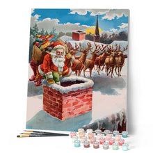 Cargar imagen en el visor de la galería, Santa Claus en la chimenea