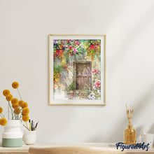 Cargar imagen en el visor de la galería, Pintar Por Números - Entrada a La Cueva - Figuredart - Avanzado, Flores, Novedades, Paisajes