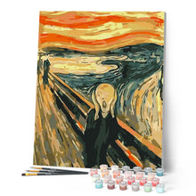 Cargar imagen en el visor de la galería, Pintar Por Números - El Grito Abstracto - Figuredart - Reproducción De Obras De Arte