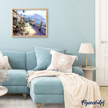 Cargar imagen en el visor de la galería, Pintar Por Números - Costa Soleada - Figuredart - Ciudades Paisajes