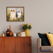 Cargar imagen en el visor de la galería, Pintar Por Números - Dos Gatitos - Figuredart - Animales