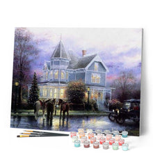 Cargar imagen en el visor de la galería, Pintar Por Números - La Puerta De Castillo De Tres Caballos - Figuredart - Paisajes