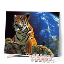 Cargar imagen en el visor de la galería, Pintar Por Números - Tigre De La Tierra - Figuredart - Animales Tigres