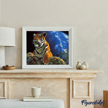 Cargar imagen en el visor de la galería, Pintar Por Números - Tigre De La Tierra - Figuredart - Animales Tigres