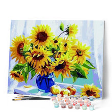 Cargar imagen en el visor de la galería, Pintar Por Números - Girasol - Figuredart - Flores