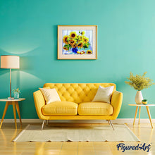 Cargar imagen en el visor de la galería, Pintar Por Números - Girasol - Figuredart - Flores