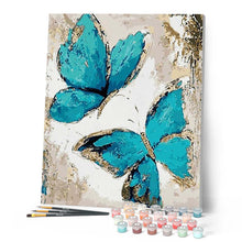 Cargar imagen en el visor de la galería, Pintar por números | El vuelo de las mariposas | Novedades Animales Mariposas Intermedio | FiguredArt