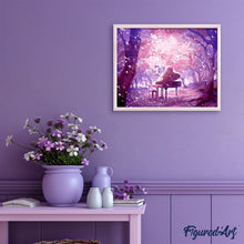 Cargar imagen en el visor de la galería, Pintar por números | Piano mágico | Novedades Paisajes Música Fácil | FiguredArt