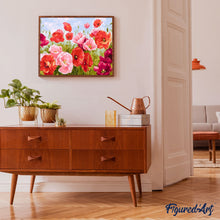 Cargar imagen en el visor de la galería, Pintar por números | Las amapolas | Novedades Flores Intermedio | FiguredArt