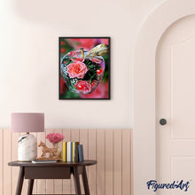 Cargar imagen en el visor de la galería, Pintar por números | Manzana de amor | Novedades Flores Intermedio | FiguredArt