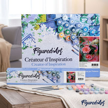Cargar imagen en el visor de la galería, Pintar por números | Manzana de amor | Novedades Flores Intermedio | FiguredArt