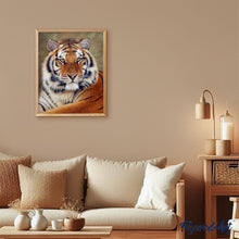 Cargar imagen en el visor de la galería, Pintar por números | La mirada del tigre | Novedades Animales Tigres Avanzado | FiguredArt
