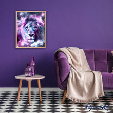 Cargar imagen en el visor de la galería, Pintar por números | León mágico | Novedades pintura abstracta Animales Leones Avanzado | FiguredArt