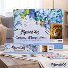 Cargar imagen en el visor de la galería, Pintar por números | El león | Novedades Animales Leones Avanzado | FiguredArt