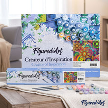 Cargar imagen en el visor de la galería, Pintar por números | Flores mágicas | Novedades pintura abstracta Avanzado | FiguredArt