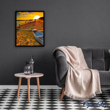 Cargar imagen en el visor de la galería, Pintar por números | Barco al atardecer | Novedades Paisajes Avanzado | FiguredArt