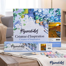 Cargar imagen en el visor de la galería, Pintar por números | Barco al atardecer | Novedades Paisajes Avanzado | FiguredArt