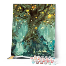 Cargar imagen en el visor de la galería, Pintar por números | Árbol mágico | Novedades Paisajes Árboles Avanzado | FiguredArt