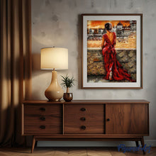 Cargar imagen en el visor de la galería, Pintar Por Números - Esperando Cerca Del Río - Figuredart - Romanticismo