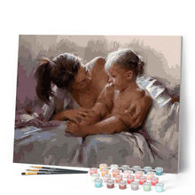 Cargar imagen en el visor de la galería, Pintar Por Números - Las Mujeres Y Los Niños - Figuredart - Flores