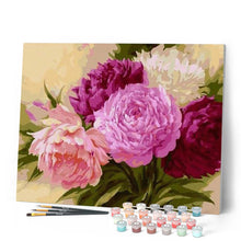 Cargar imagen en el visor de la galería, Pintar Por Números - Flores De Color Rosa - Figuredart - Flores