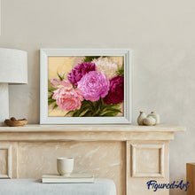 Cargar imagen en el visor de la galería, Pintar Por Números - Flores De Color Rosa - Figuredart - Flores