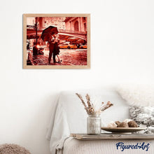 Cargar imagen en el visor de la galería, Pintar Por Números - Paraguas Y Pareja Retro - Figuredart - Romanticismo