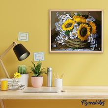Cargar imagen en el visor de la galería, Pintar Por Números - Flor Del Verano - Figuredart - Flores
