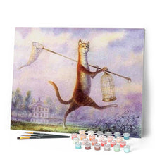 Cargar imagen en el visor de la galería, Pintar Por Números - Gato Relajado - Figuredart - Animales Gatos