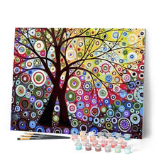 Cargar imagen en el visor de la galería, Pintar Por Números - Árbol De Sol Abstracto - Figuredart - Árboles