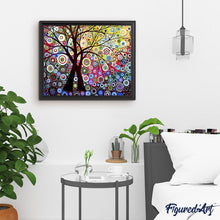 Cargar imagen en el visor de la galería, Pintar Por Números - Árbol De Sol Abstracto - Figuredart - Árboles