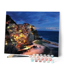 Cargar imagen en el visor de la galería, Pintar Por Números - Ciudad De Noche - Figuredart - Ciudades