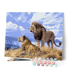 Cargar imagen en el visor de la galería, Pintar Por Números - Rey León Simba - Figuredart - Animales Leones