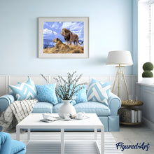 Cargar imagen en el visor de la galería, Pintar Por Números - Rey León Simba - Figuredart - Animales Leones