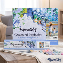 Cargar imagen en el visor de la galería, Pintar Por Números - Madre Y Hija De Las Manos - Figuredart - Paisajes Romanticismo