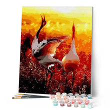 Cargar imagen en el visor de la galería, Pintar Por Números - Dos Grullas - Figuredart - Animales