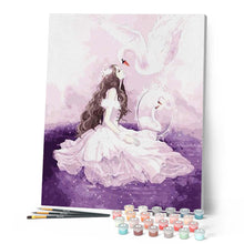 Cargar imagen en el visor de la galería, Pintar Por Números - Sueño De Amor - Figuredart - Animales Pájaros Romanticismo