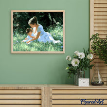 Cargar imagen en el visor de la galería, Pintar Por Números - Las Mujeres Y Los Niños 1 - Figuredart - Paisajes Romanticismo