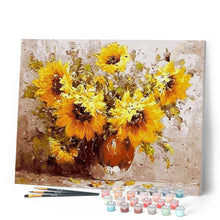 Cargar imagen en el visor de la galería, Pintar Por Números - Girasoles - Figuredart - Flores