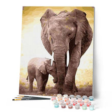 Cargar imagen en el visor de la galería, Pintar Por Números - El Tamaño Del Elefante - Figuredart - Animales Elefantes