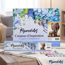 Cargar imagen en el visor de la galería, Pintar Por Números - El Tamaño Del Elefante - Figuredart - Animales Elefantes