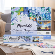 Cargar imagen en el visor de la galería, Pintar Por Números - Globo Dirección Transversal - Figuredart - Paisajes