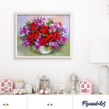 Cargar imagen en el visor de la galería, Pintar Por Números - Florero - Figuredart - Flores