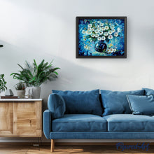 Cargar imagen en el visor de la galería, Pintar Por Números - Margarita Azul - Figuredart - Flores