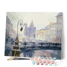 Cargar imagen en el visor de la galería, Pintar Por Números - Ciudad De Espaldas - Figuredart - Ciudades